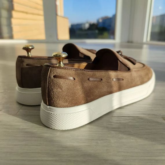 Мужские мокасины песочного цвета 44 размер | Зображення 2