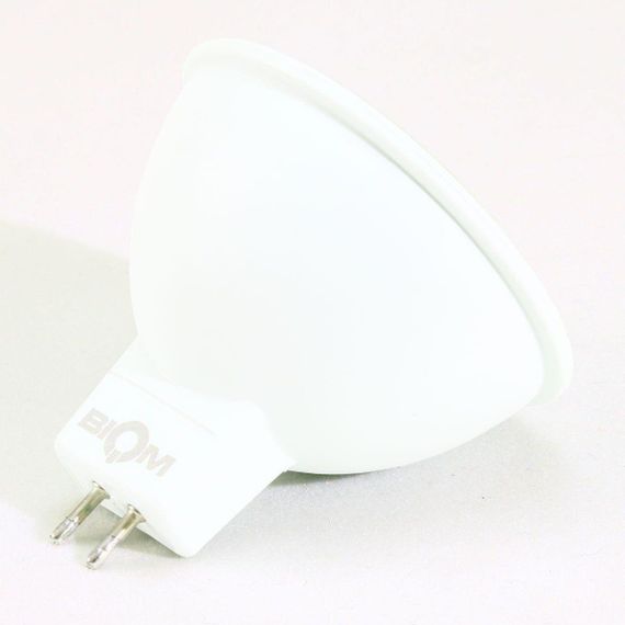 Світлодіодна лампа Biom BT-562 MR16 7W GU5.3 4500К матова | Зображення 1