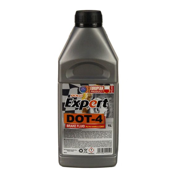 Гальмівна рідина DOT 4 Поло (флотореагент) 1л сірий