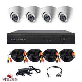 Комплект AHD видеонаблюдения CoVi Security AHD-4D KIT