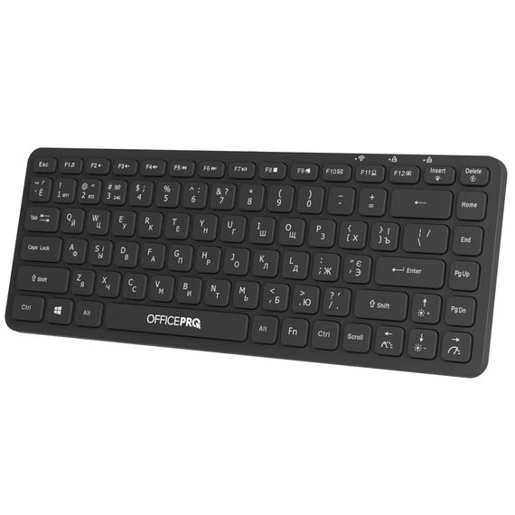 Клавіатура OfficePro SK790B Wireless/Bluetooth Black (SK790B) | Зображення 2