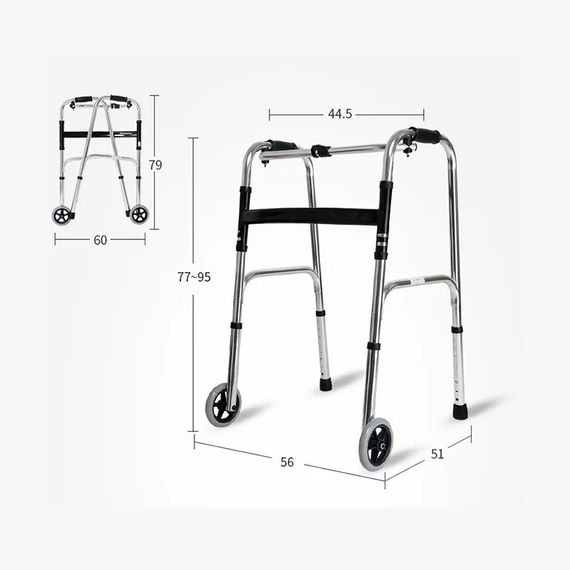 Ходунки шагающие складные Supretto с 2 колесами (CZ278022) | Зображення 4