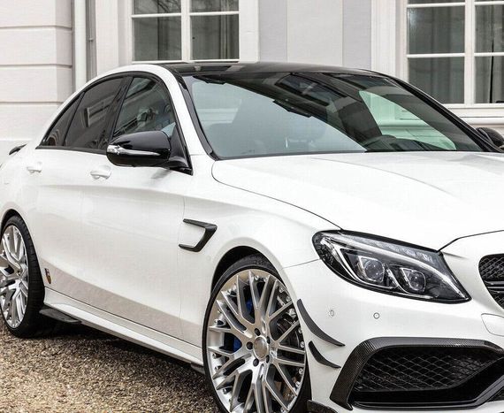 Карбоновые накладки на передние крылья (для Купе/Кабриолет C63 AMG 2015-2019) для Mercedes C-сlass W205 | Зображення 6