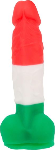 Кольоровий фалоімітатор ADDICTION - LEONARDO - 7 "- 3 COLOURS, 17,8 см, силікон, вібропуля в подарун Sex Aura | Зображення 2