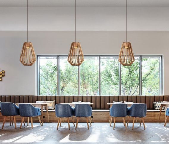 Люстра підвісна на 1 лампочку 27451 Латунь 65-200х40х40 см. | Зображення 2