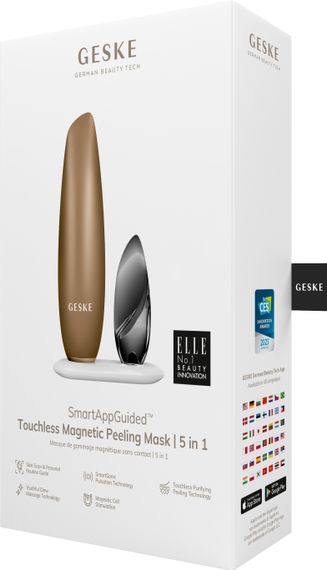 Безконтактна магнітна пілінг-маска GESKE Touchless Magnetic Peeling Mask 5в1 gray | Зображення 7