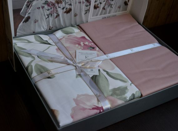 Постельное белье First Choice Cotton Satin сімейний 160 х 220 см Serra Powder | Зображення 4