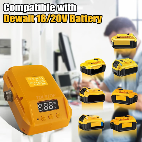 Беспроводной паяльник SV 60W от аккумулятора DeWalt 18В портативный быстрый нагрев (sv3770) | Зображення 3