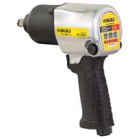 Гайковерт пневматичний Sigma 640 Нм з насадками 10 шт (6712031)