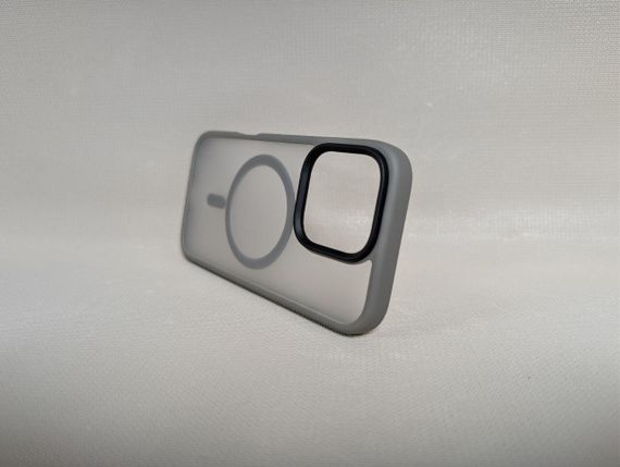 Чохол для iPhone 16 Pro / Айфон 16 Про Wave Matte Insane, TPU, матовий, напівпрозорий, сірий | Зображення 3