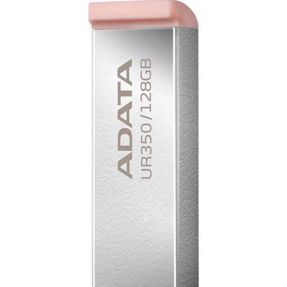 USB флеш накопичувач ADATA 128GB UR350 Silver/Beige USB 3.2 (UR350-128G-RSR/BG) | Зображення 3