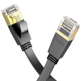 Дата кабель Hoco US07 Level Pro copper gigabit ethernet (1m) Black