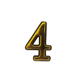 Номер пластиковий "4" 100мм