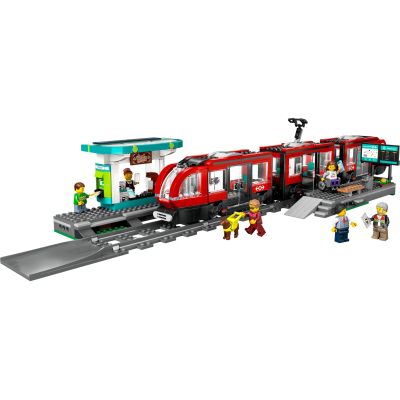 Конструктор LEGO City Трамвай і вокзал у центрі міста 811 деталей (60423) | Зображення 5