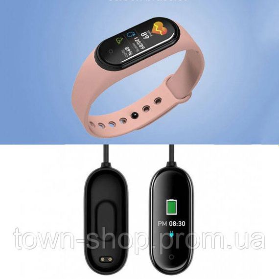 Смарт браслет M5 Smart Bracelet Фитнес трекер Watch Bluetooth. Цвет: розовый | Зображення 7