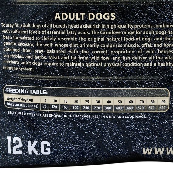 Корм сухий Carnilove Adult Duck and Pheasant для дорослих собак усіх порід з качкою та фазаном 12 кг | Зображення 4