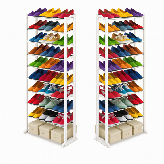 ОЧЕНКА! Полиця для взуття на 30 пар Amazing Shoe Rack (Плохе паковання 2726) | Зображення 4