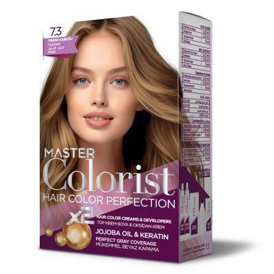 Краска для волос Master Colorist 7.3 Лесной орех Ливеста 2x50 мл+2x50 мл+10 мл