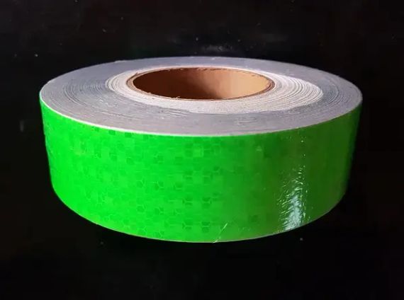 Світловідбивна стрічка  зі світловідбивачами для дітей, велосепедистів, дорожніх працівників та поліцейських 50  мм 6  метрів | Зображення 1