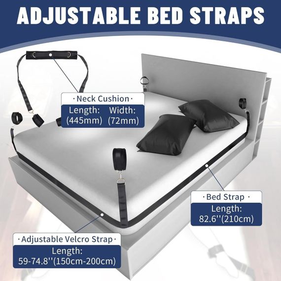 БДСМ набор LOCKINK YEAHWOW Bed Restraint set Sex Aura | Зображення 3
