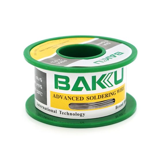 Припій BAKKU дротяний Solder wire BK10005 DIA 0,5mm (40g), OEM | Зображення 1