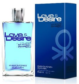 Туалетна вода з феромонами для чоловіків Love & Desire for Men, 50 ml Sex Aura