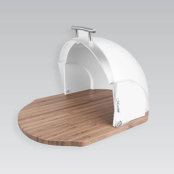 Хлебница Maestro MR-1678-WHITE 21.5х37x39.5 см белая | Зображення 1