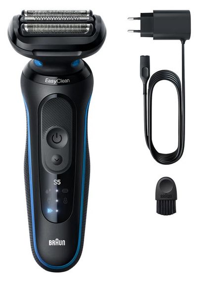 Електробритва Braun Series 5 52-B1000s чорна із синім