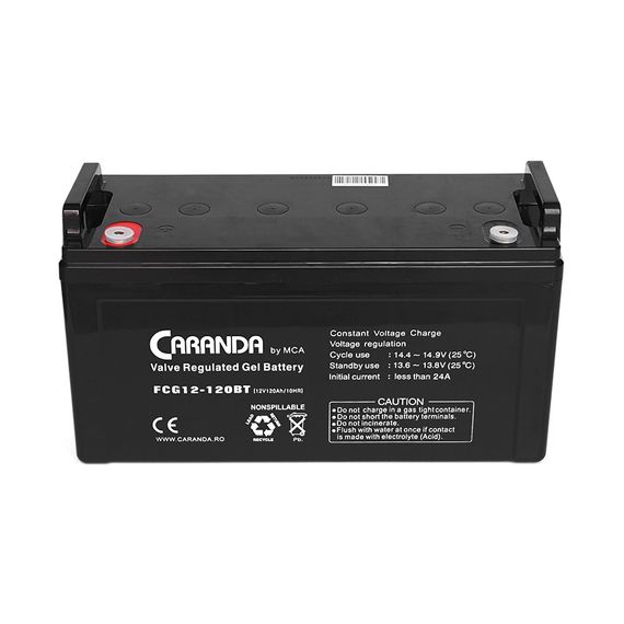 Акумуляторна батарея MCA FCG12-120BT GEL 12 V 120 Ah (331 x 174 x 214), 33 kg | Зображення 1