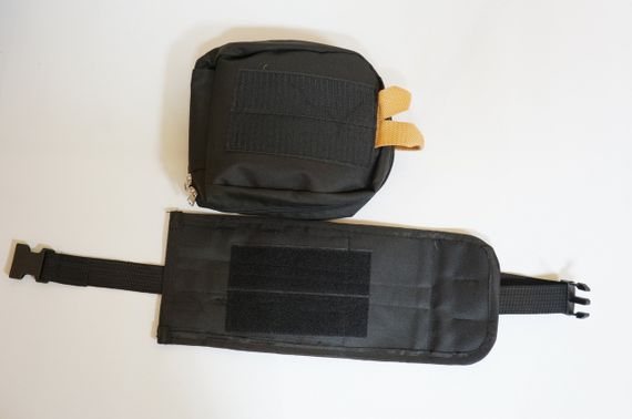 Подсумок Аптечка сумка органайзер для медикаментов усиленная Кордура  черная | Зображення 2