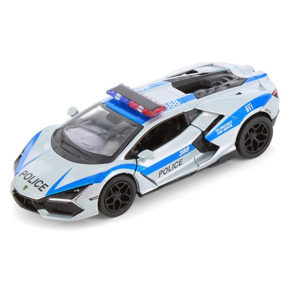 Колекційна машинка "Lamborghini Revuelto" KT5459WPR(Silver) масштаб 1:42