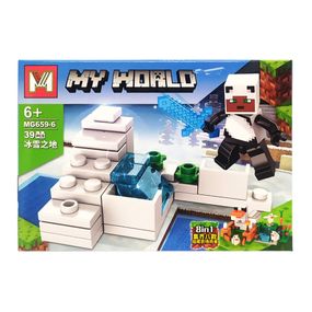 Конструктор для дітей Minecraft 39 деталей Ігровий набір конструктор Майнкрафт для дітей від 6 років