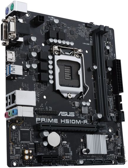 Материнcька плата ASUS PRIME H510M-R-SI s1200 H510 2xDDR4 HDMI DVI D-Sub mATX White BOX WITH ACCESSORY (90MB18C0-M0ECY0) | Зображення 3