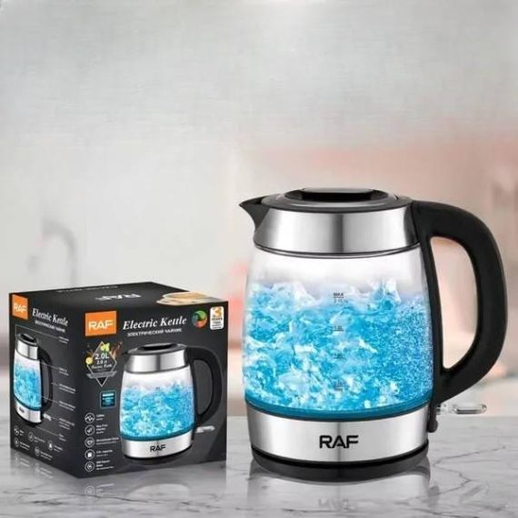 Чайник электрический стеклянный 2л RAF 7946