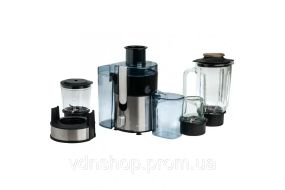 Кухонний комбайн 4 в 1 Top Kitchen TK00203 Соковитискач блендер кавомолка подрібнювач на 3200 Вт