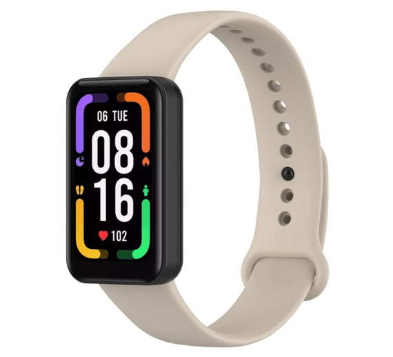 Силіконовий ремінець Primo для фітнес браслета Xiaomi Redmi Smart Band Pro (M2101B1 / BHR5501GL) - Ivory | Зображення 3
