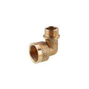 Угольник переходной усиленный LexLine 3/4"х1/2" ВЗ латунный УК0104-В