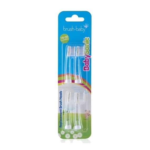 Змінні насадки до щітки Brush-Baby BabySonic (від 18 до 36 місяців) (4 шт.)