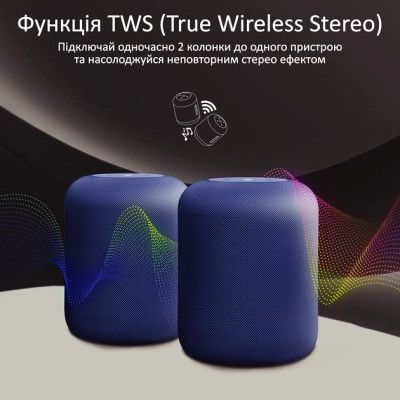 Акустическая система Promate Boom-10 Blue (boom-10.blue) | Зображення 4