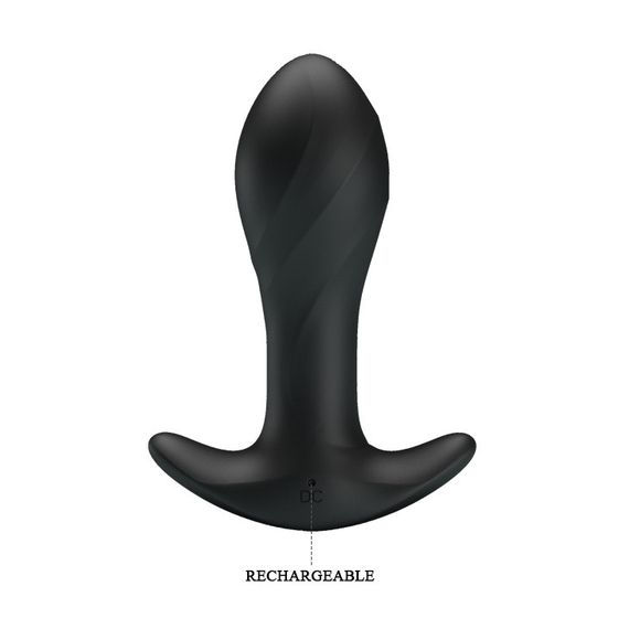 Анальна пробка - Pretty Love Anal Plug Massager Black Sex Aura | Зображення 1