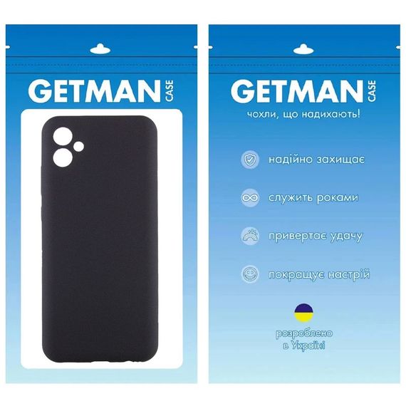 Чохол TPU GETMAN Liquid Silk Full Camera для Samsung Galaxy A04 Чорний / Black | Зображення 6
