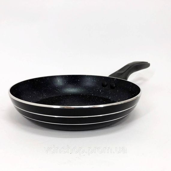Алюмінієва сковорода з антипригарним покриттям, Зручна сковорода для дому глибока для дому VE-13 | Зображення 2