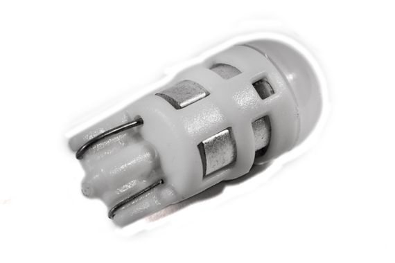 Светодиодная лампа AllLight T10  1 диод 1W Osram rp W2,1x9,5d WHITE 12V матовая | Зображення 1
