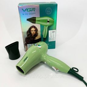 Електричний фен для гладкого волосся VGR, Фен для волосся з насадками універсальний BN-55