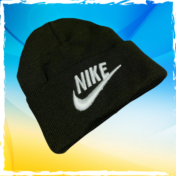Шапка брендовая универсальная Nike, Найк. Шапка мужская, женская, подростковая, детская | Зображення 3