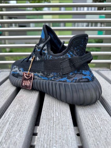 Кросівки Adidas Yeesy Boost 350 Blue / Camo | Зображення 6