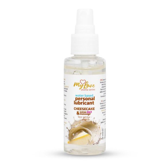 2в1 лубрикант та масажний гель - MyLove Aroma Series Intim&Massage Cheesecake, 50 мл Sex Aura
