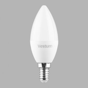 Світлодіодна лампа LED Vestum C-37 E14 1-VS-1303 6 Вт