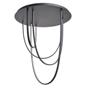 Люстра лофт потолочная LED 96W WW SBK (BL-846C/1)