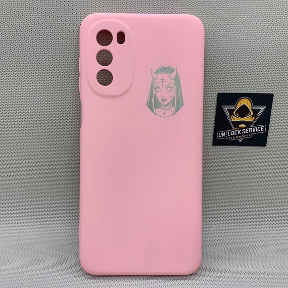 Уцінка Motorola G52 SoftTouch Silicone Протиударний чохол софт тач Рожевий